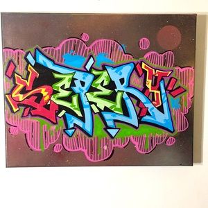 Art. Abstract graffiti art